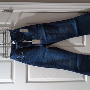 Good American: Petite: ALWAYS FITS GOOD LEGS CROPPED MINI BOOTCUT JEANS- NWT